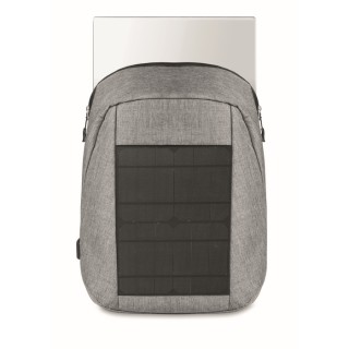 Mochila carga solar publicitaria